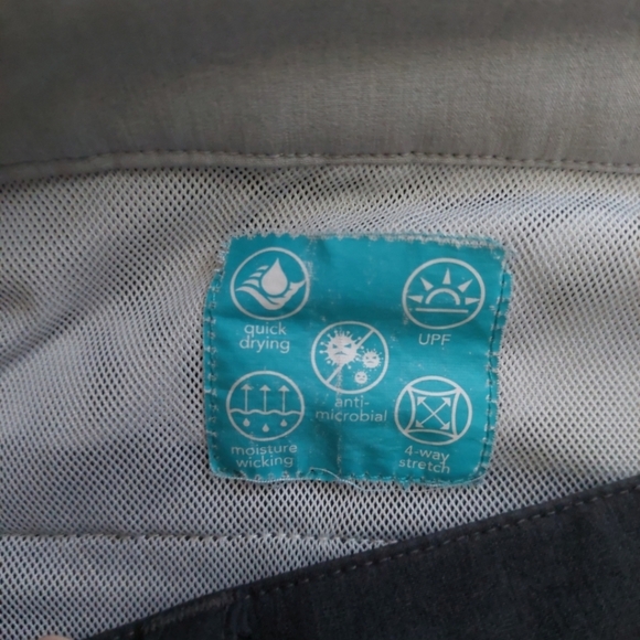 Tori Richard Short Gray Tradewind Technology Performance Stretch 36 - Picture 5 of 6